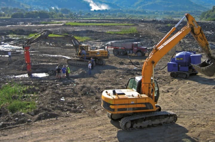 ALLU construction projects site