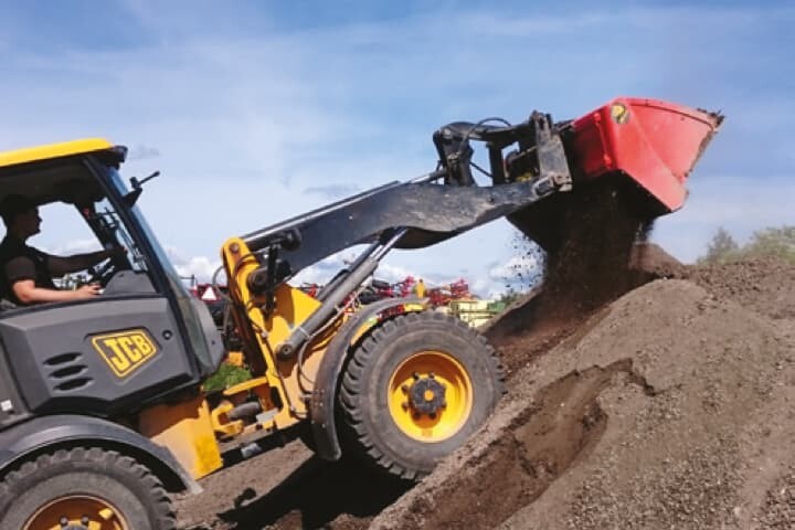 ALLU-Sieblöffel für die Handhabung von Abfallstoffen und Landschaftsbau