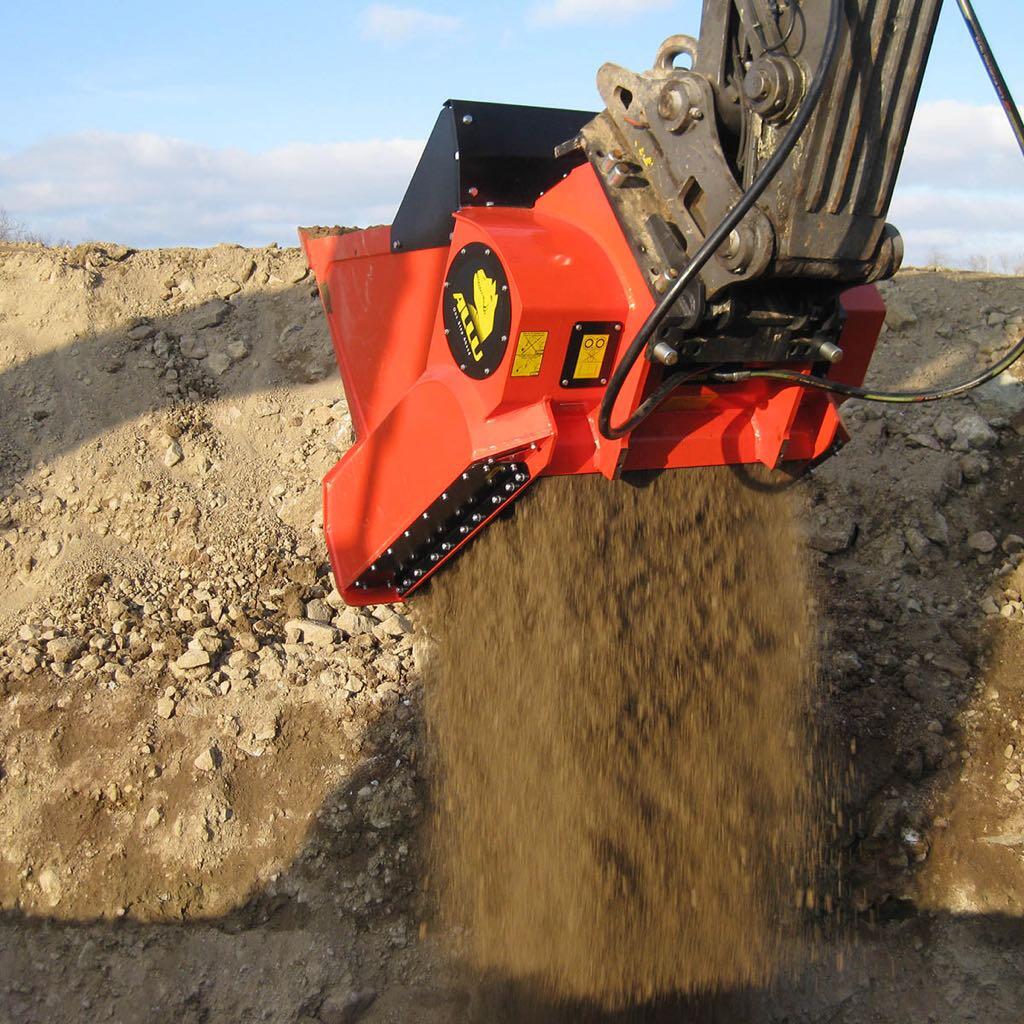 ALLU Crusher for screening and backfilling