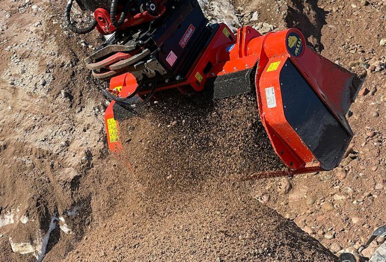 ALLU VELOCI Screening bucket ALLU Screening and crushing Buckets