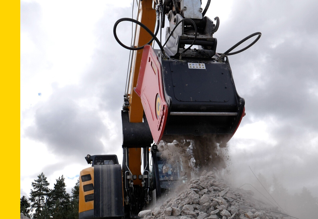 ALLU Crusher Bucket ALLU Screening and crushing Buckets Manufacturer