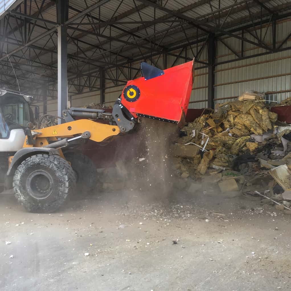 Transformateur ALLU concassage et criblage recyclage des déchets
